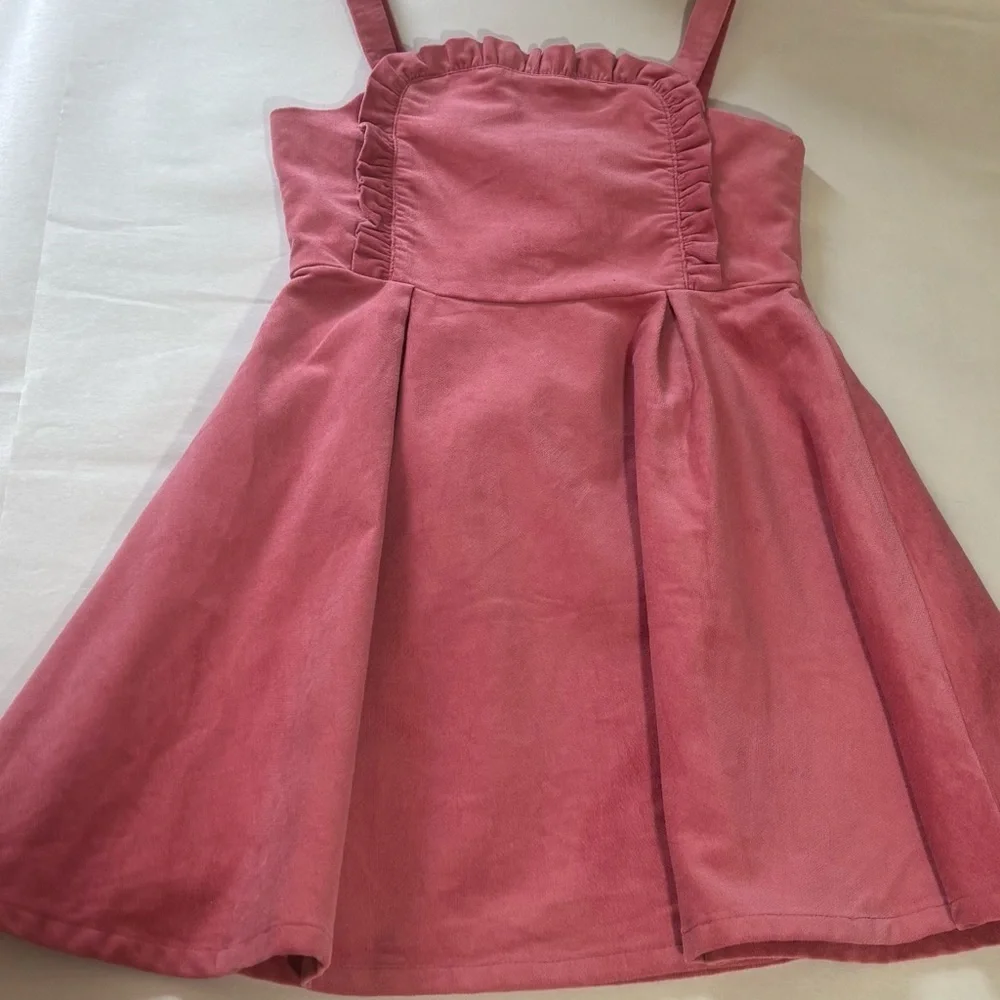 NWT Janie and Jack Mauvewood Corduroy Jumper Dress Girls Size 7 100% Cotton